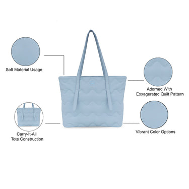 United Colors of Benetton Cora Tote Blue