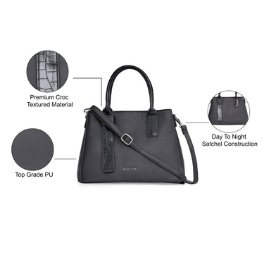 United Colors of Benetton Amaya Satchel Black