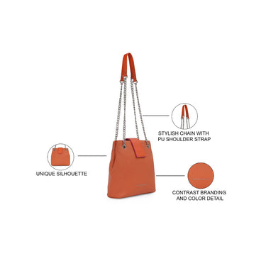 United Colors of Benetton Danna Hobo Rust