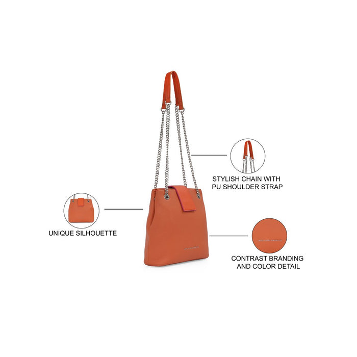 United Colors of Benetton Danna Hobo Rust