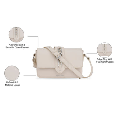 United Colors of Benetton Aylin Sling White