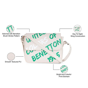 United Colors of Benetton Rylie Sling white