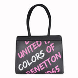 United Colors of Benetton Alison Satchel Black