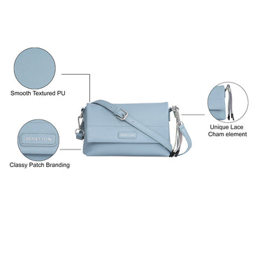 United Colors of Benetton Lilly Sling Blue