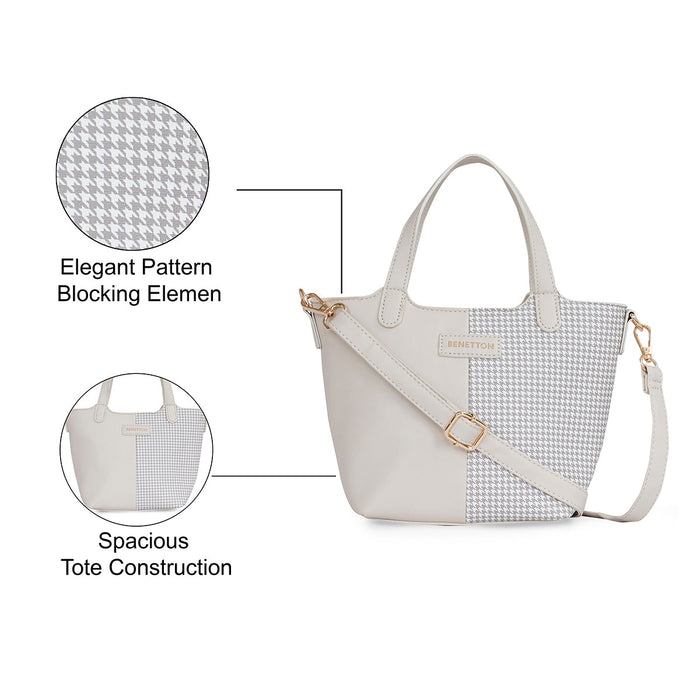 United Colors of Benetton Agnes Mini Tote Beige