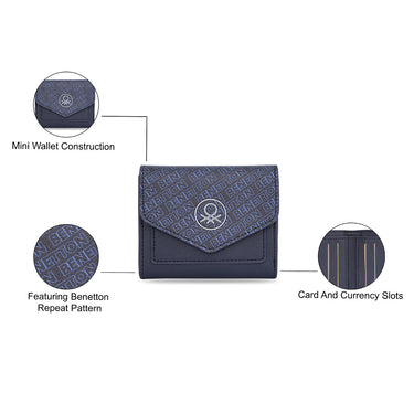 United Colors of Benetton Annalie Wallet navy