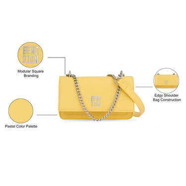 United Colors of Benetton Erna Sling Yellow