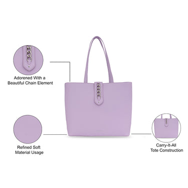 United Colors of Benetton Andreana Tote Lavander