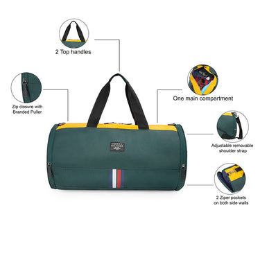 Tommy Hilfiger Travel Gear Ural Gym Bag Bottle Green