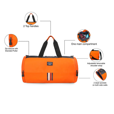 Tommy Hilfiger Travel Gear Ural Gym Bag Orange