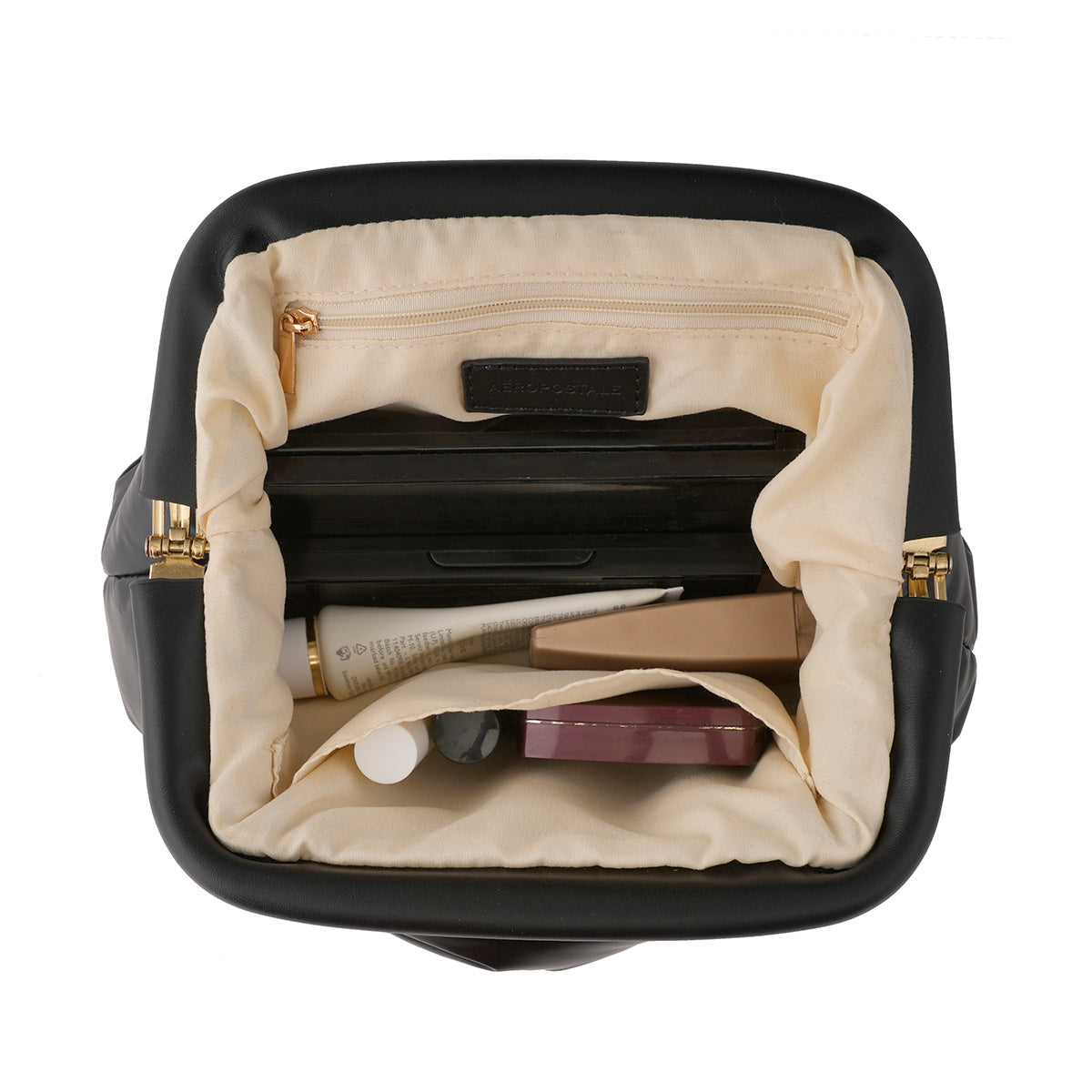 Aeropostale Christina Clutch Sling Handbag Black