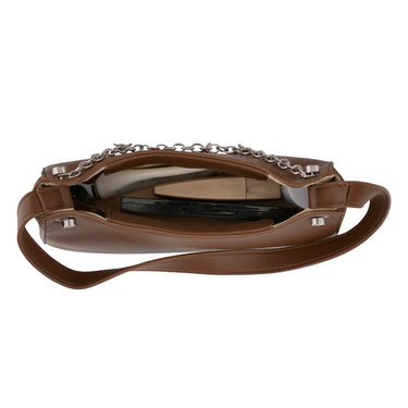 Aeropostale Emalia Baguette Handbag Brown