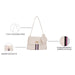 Aeropostale Agetha Sling Handbag ivory