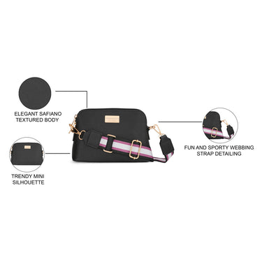 Aeropostale Cailyn Sling Handbag Black