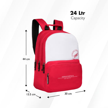 Aeropostale Wilton Laptop Backpack Red