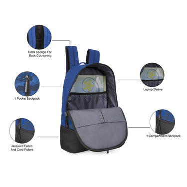 Aeropostale Fallon Non Laptop Backpack Navy