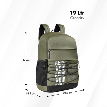 Aeropostale Coppell Non Laptop Backpack Olive