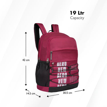 Aeropostale Coppell Non Laptop Backpack burgundy