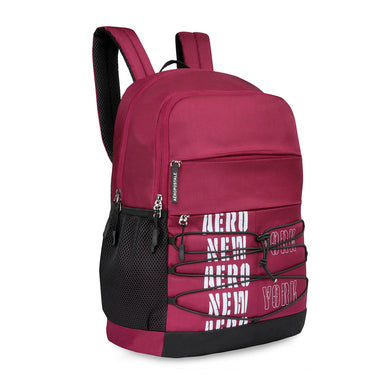 Aeropostale Coppell Non Laptop Backpack burgundy