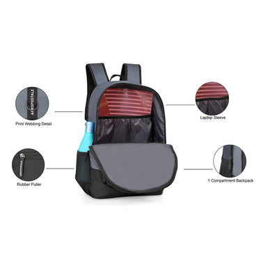 Aeropostale Cooper Non Laptop Backpack Grey