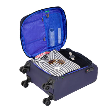 United Colors of Benetton Archimedes Soft Luggage Navy Cabin