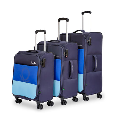 United Colors of Benetton Archimedes Soft Luggage Navy Cabin