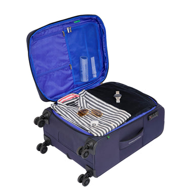 United Colors of Benetton Archimedes Soft Luggage Navy Mid