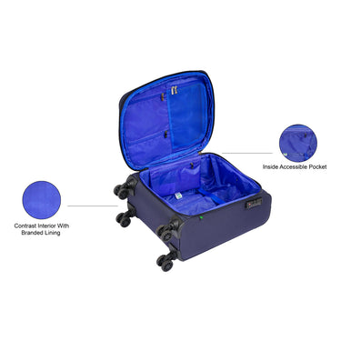 United Colors of Benetton Archimedes Soft Luggage Green Cabin