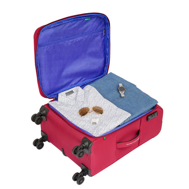 United Colors of Benetton Garret Soft Luggage Wine Mid