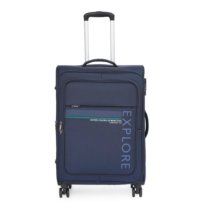 United Colors of Benetton Garret Soft Luggage Navy Mid