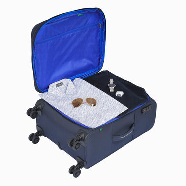 United Colors of Benetton Garret Soft Luggage Navy Mid