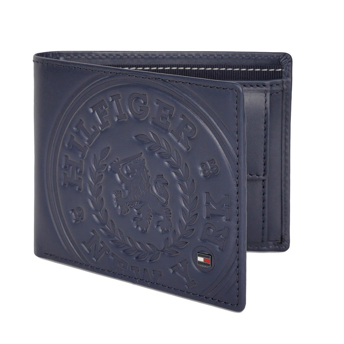 Tommy Hilfiger Ale Men'sa Men's Global Coin Wallet Navy