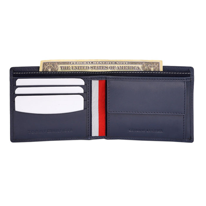 Tommy Hilfiger Ale Men'sa Men's Global Coin Wallet Navy
