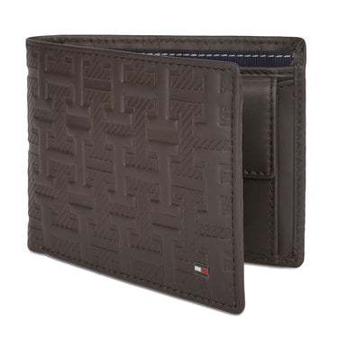 Tommy Hilfiger Antrin Men's Global Coin Wallet Brown