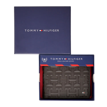 Tommy Hilfiger Antrin Men's Global Coin Wallet Brown