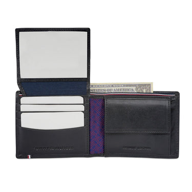 Tommy Hilfiger Calhoun Men's Multicard Coin Wallet Black