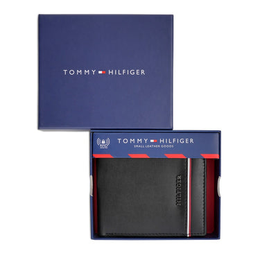 Tommy Hilfiger Calhoun Men's Multicard Coin Wallet Black