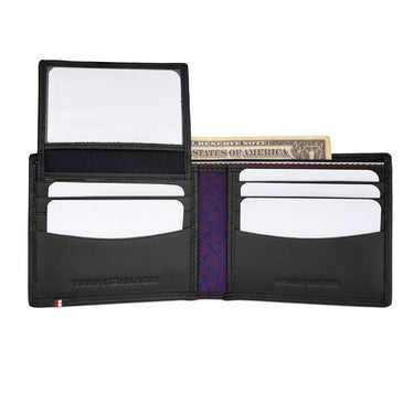 Tommy Hilfiger Calhoun Men's Passcase Wallet Black