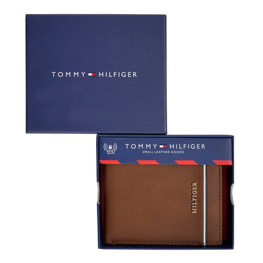 Tommy Hilfiger Calhoun Men's Passcase Wallet Tan