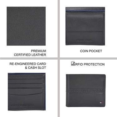 Tommy Hilfiger Benzonia Men's Global Coin Wallet Black