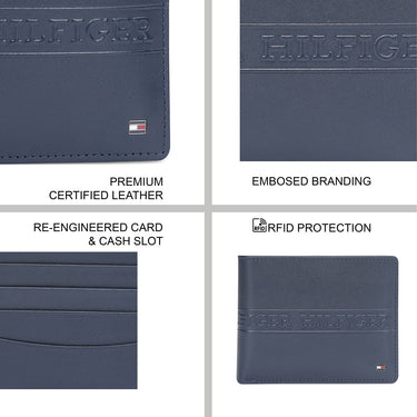 Tommy Hilfiger Benzonia Men's Passcase Wallet Navy