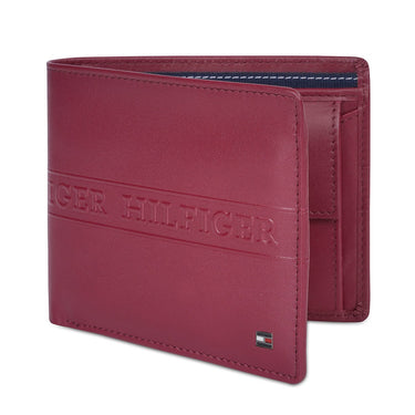 Tommy Hilfiger Benzonia Men's Global Coin Wallet Wine