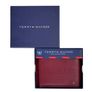 Tommy Hilfiger Benzonia Men's Global Coin Wallet Wine
