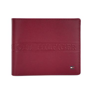 Tommy Hilfiger Benzonia Men's Slimfold Wallet Wine