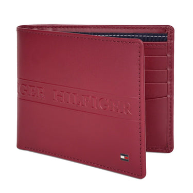 Tommy Hilfiger Benzonia Men's Slimfold Wallet Wine