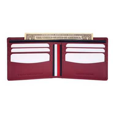 Tommy Hilfiger Benzonia Men's Slimfold Wallet Wine