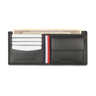 Tommy Hilfiger Brant Men's Passcase Wallet Black