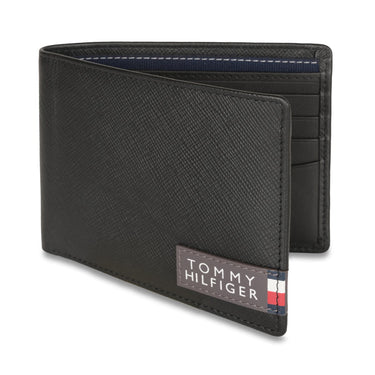 Tommy Hilfiger Brant Men's Passcase Wallet Black