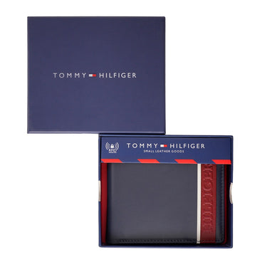Tommy Hilfiger Bruce Men's Passcase Wallet Navy