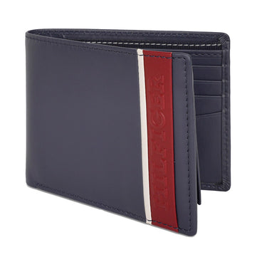Tommy Hilfiger Bruce Men's Passcase Wallet Navy